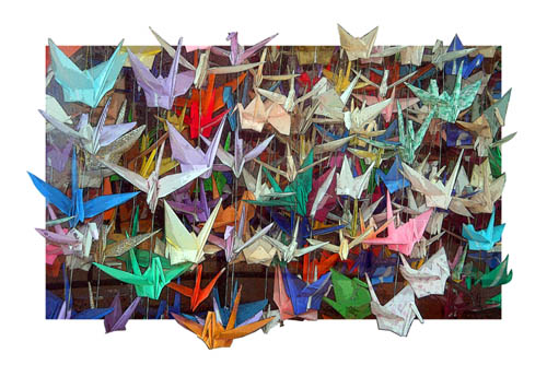 paper cranes:health and hope